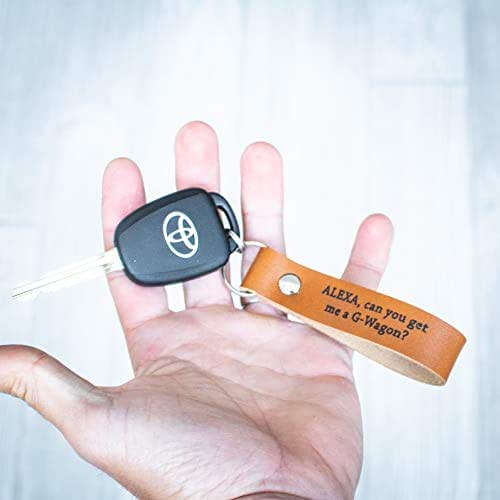 Hey Alexa Keychains Personalized Handmade