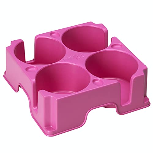 Pink Percy-muggi - the most versatile drinks carrier in the world - non-slip safety tray for mugs / cups, for office, caravans, motorhomes, boat, tea party, celebration, fund raising, students, pubs, disability, gift