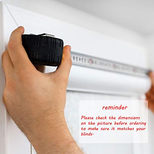 Blind Brackets 2 Inch Low Profile Box Mounting Bracket White Color Window Blinds Headrail