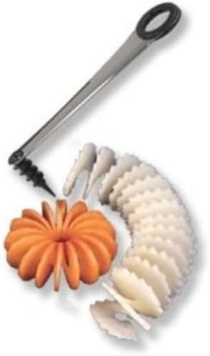 Chef Harvey's Stainless Steel Spiral Slicer - Garnishing Garnish Veggie Cutter