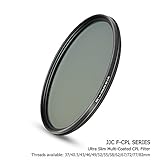 JJC 12-Layer 46mm CPL Filter Circular Polarizer for Lens with 46mm Filter Thread - e.g. for Olympus M.Zuiko Digital 25mm f/1.8, ED 12mm f/2.0, ED 60mm f/2.8 Macro, Panasonic Lumix G 25mm f/1.7 Lens