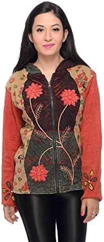 Rising International Women's Patch Flowers Jacket RI1425 L
