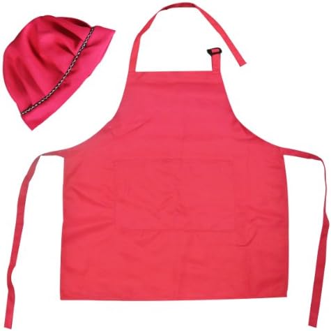 Kella Milla Kids Apron &amp; Matching Hat Set - Pink