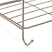 EZOWare 2-Tier Foldable Kitchen Rack, Collapsible Storage Organizer Shelf for Spice Jars Bottle Pots Pan Cups Plates Cans Counter Cabinet - Brown
