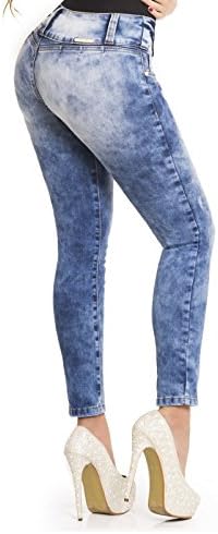 Colombian Push Up Jeans Levanta Cola High Waist Skinny Jeans Stretch Jeans