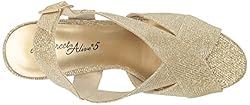 Easy Street Women's Christy Heeled Sandal, Gold