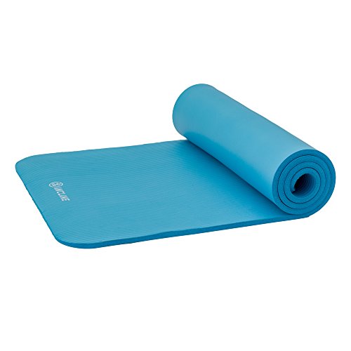 Incline Fit High Density Extra Thick & Long Comfort Foam Exercise Yoga Mat for Pilates, Fitness & Workout with Carrying Strap - Thumbnail 3