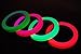 4 Pack Half Inch UV Blacklight Reactive Fluorescent Gaffer Tape 4 Rolls x 20 Yards Each