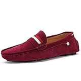SUNROLAN Men's Multi-color Causal Slip-on Driving Loafers Moccasin Dress Shoes Xr5132