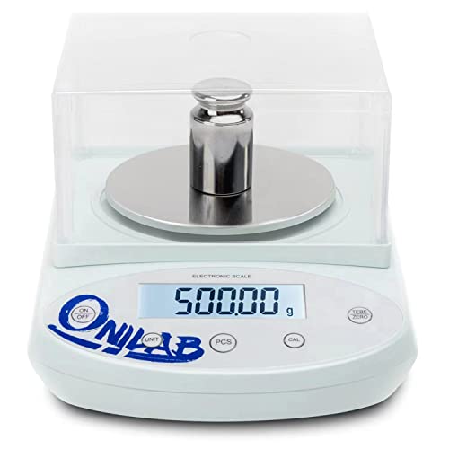 ONiLAB Lab Analytical Balance 1000 X 0.01g(2.2x0.00002 Lb) 0.01g High