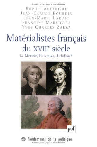 Matérialistes français du XVIIIe siècle