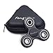 Tri-Spinner Fidget Toy 3D Printing Ceramic with Premium Quality EDC Focus Toy for Kids & Adults (Black)