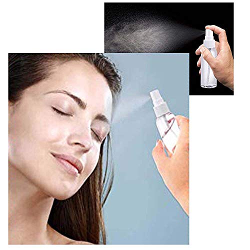 24 Pack 2oz Plastic Clear Spray Bottles,60ml Refillable Fine Mist