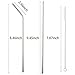 Reusable Stainless Steel Straws,PEMOTech 10.5