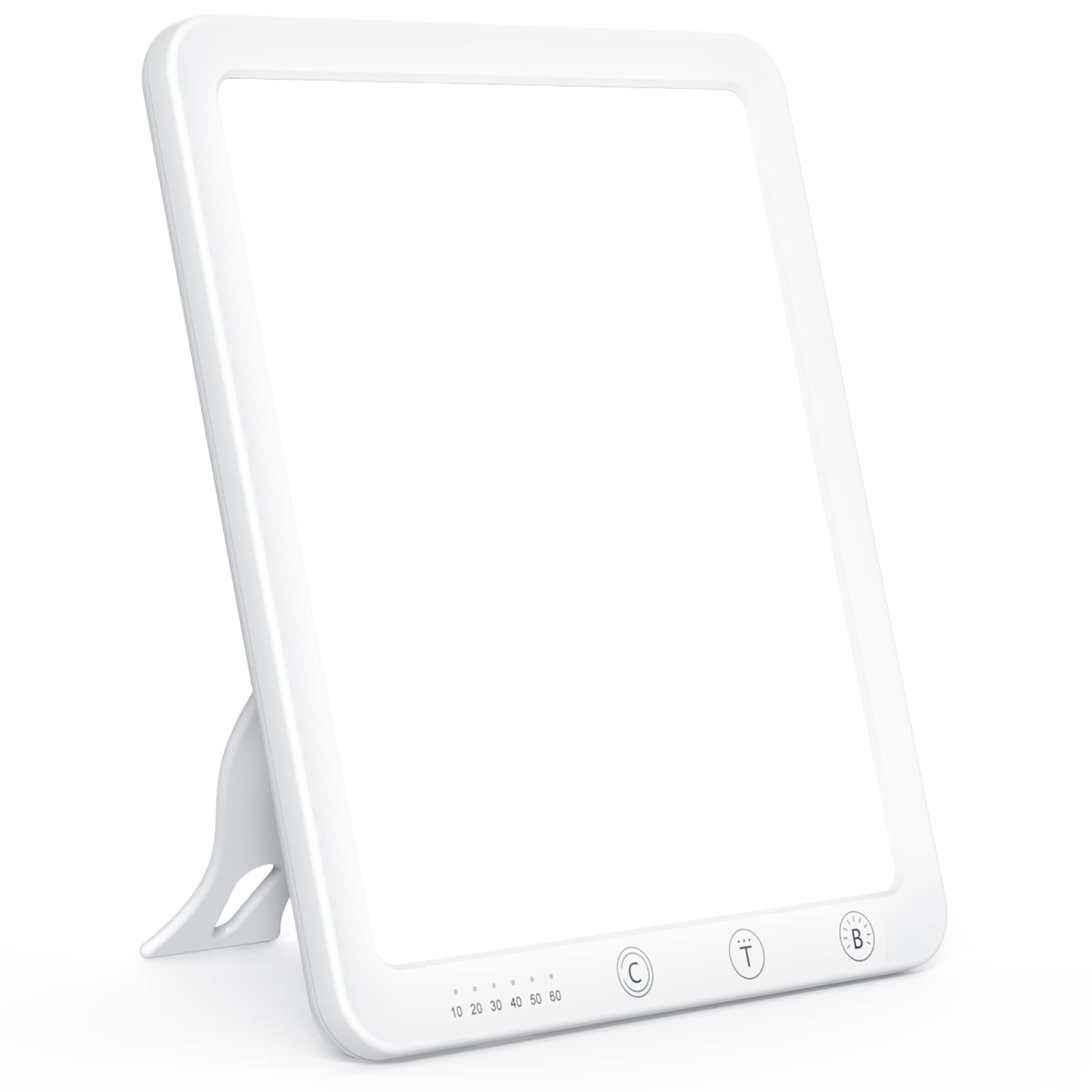 AUINSKY SAD Lamp,10,000 Lux Light Therapy Lamp,Sunlight Lamp with 3 Color Modes 6 Timer Settings,5 Brightness Levels,Portable Touch Control Memory Function for Home/House Use