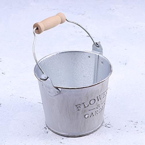 BESTOMZ Mini Metal Buckets Candy Box Flower Bucket Wedding Christmas Decoration (3.15 inch) - Thumbnail 3