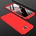 Galaxy J4 Plus Case, Galaxy J4 Prime Case, Ranyi [Full Body 3 Piece Cover] [Slim & Thin Fit Tightly] [360 Degree Protection] Hybrid Bumper Hard Case for Samsung Galaxy J4+ Plus / J4 Prime (red)