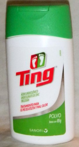 Ting Powder Antifungal Aids for Athletes Foot & Bacteria Antiseptic 85g Bottle