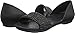 crocs Women's Lina Embellished Dorsay Flat Sandal, Black/Black, 8 M US