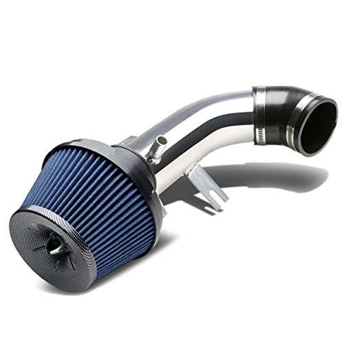 For Honda Civic Si Aluminum Air Intake System (6.5"H Rubber Top Blue Filter) - FD FG FK FN FA