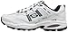 Skechers Men's Vigor 2.0 Serpentine Sneaker, White/Charcoal, 8.5 M US