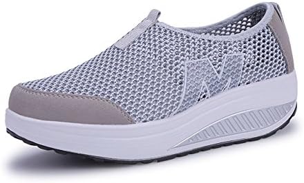 Women's Stylish Platform Wedges Walking Fitness Shape up Sneaker Toning Shoes