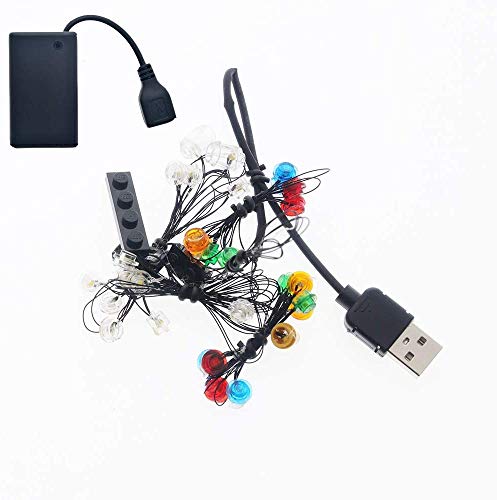 ZHLY LED Licht-Set für Lego Creator Festlicher Weihnachtszug Beleuchtung Lichtset Kompatibel Mit Lego Creator 10254 USB… – Bild 5