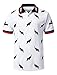 URBANCREWS Mens Hipster Hip Hop Embroidered and Printed Polo T-Shirt (Various Styles)