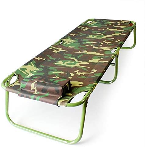 European practical furniture Convertible Sofa Bed Single Use Folding Bed Chair Sleeper Leisure Recliner Metal Frame Elevated Heavy Duty Outdoor Beds Foldable & Portable Furniture For Camping Hicking O