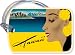 Vintage Luggage Decal c.1940s by Frank Macintosh - Vintage Hawaiian Art Luggage Tag