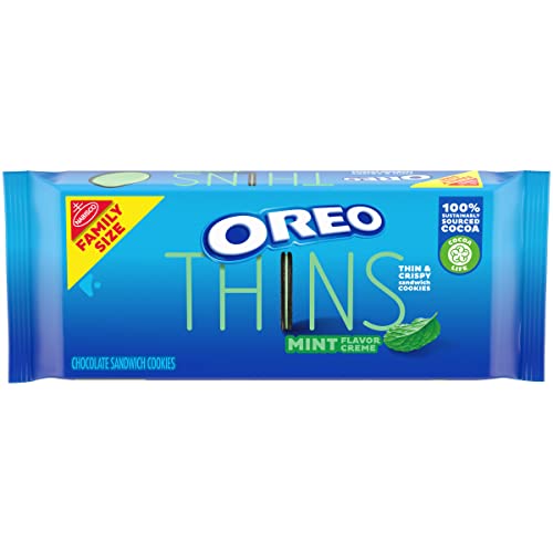OREO Thins Chocolate Sandwich Cookies, Mint