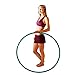 The Spinsterz Beginner Hoop: Weighted Fitness Hula-Hoop for Adults Weight Loss, Waist Exercise Ring for Cardio & Core, Adjustable Quality Detachable Hula Shaper for Beginners, Made in USA - Amazonite