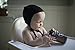 Bahar Bebe Ultra Soft Turkish 100% Cotton Knit Baby Bonnet Hat. (Baby Pilot Cap) (18-24 months, Black)