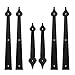 Boshen Garage Carriage Door Handles Hinges Decorative Hardware Kit for Doors Accents Screw Mount