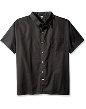 Men's Plus-Size Snap Button Cook Shirt