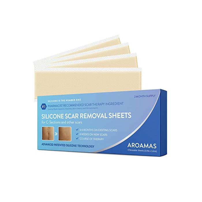 Buy Aroamas Professional Silicone CSection Scar Removal Sheets, Soft