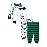 The Children's Place Baby 4-Piece Pajama Set, White