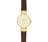 Anne Klein Modern Leather Strap Watch - Brown