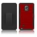 Note Edge Case, EC™ Hybrid Shockproof Kickstand Holster Case Cover with Belt Clip for Samsung Galaxy Note Edge (Red/Black)