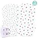 3-Pack Fitted Bassinet Sheets, Compatible with Halo, Snoo, Graco, Dream On Me, Delta, and Other Standard Size Bassinets - Fits Oval, Hourglass, & Rectangle Shapes (Size 32 x 16 x 4 Inches)