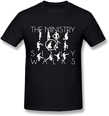 Ministry Of Silly Walks Male Short Sleeve T Shirt Black