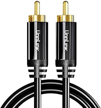 Amazon Com Unnlink Hifi 5 1 Rca To Rca Male Spdif Coaxial Cable Stereo Audio Cable Cord 3m 5m Video Cable For Tv Amplifier Speaker Soundbar 9 8ft 3m Industrial Scientific