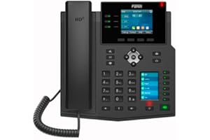 Fanvil X4U v2 IP Phones 12 SIP Lines 2.8" (240x320) Color Display, PoE and Gigabit Ethernet Bluetooth via USB Dongle