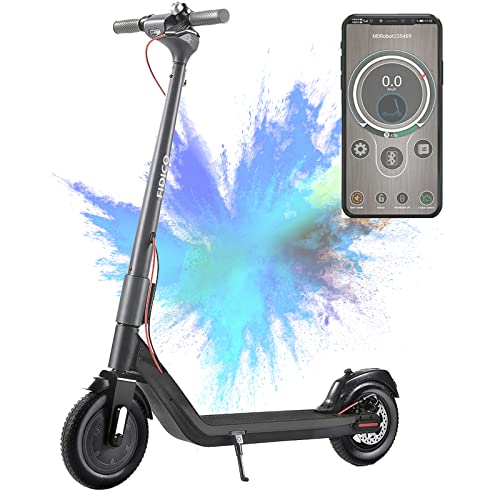 FIDICO Electric Scooter, 350W Brushless Motor, 10’’ Solid Tires, Up to