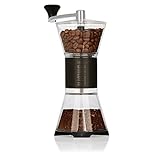 Bialetti Manual Adjustable Coffee Grinder, Ceramic Burr