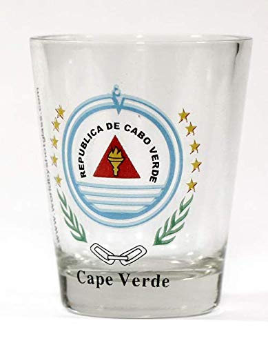 Cape Verde Coat of Arms Shot Glass
