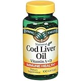 Spring Valley - Cod Liver Oil with Vitamin A & D 100 softgels by Spring Valley