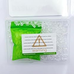 Pzsmocn 200 Pieces/100 Sets M4*6 mm PC Transparent