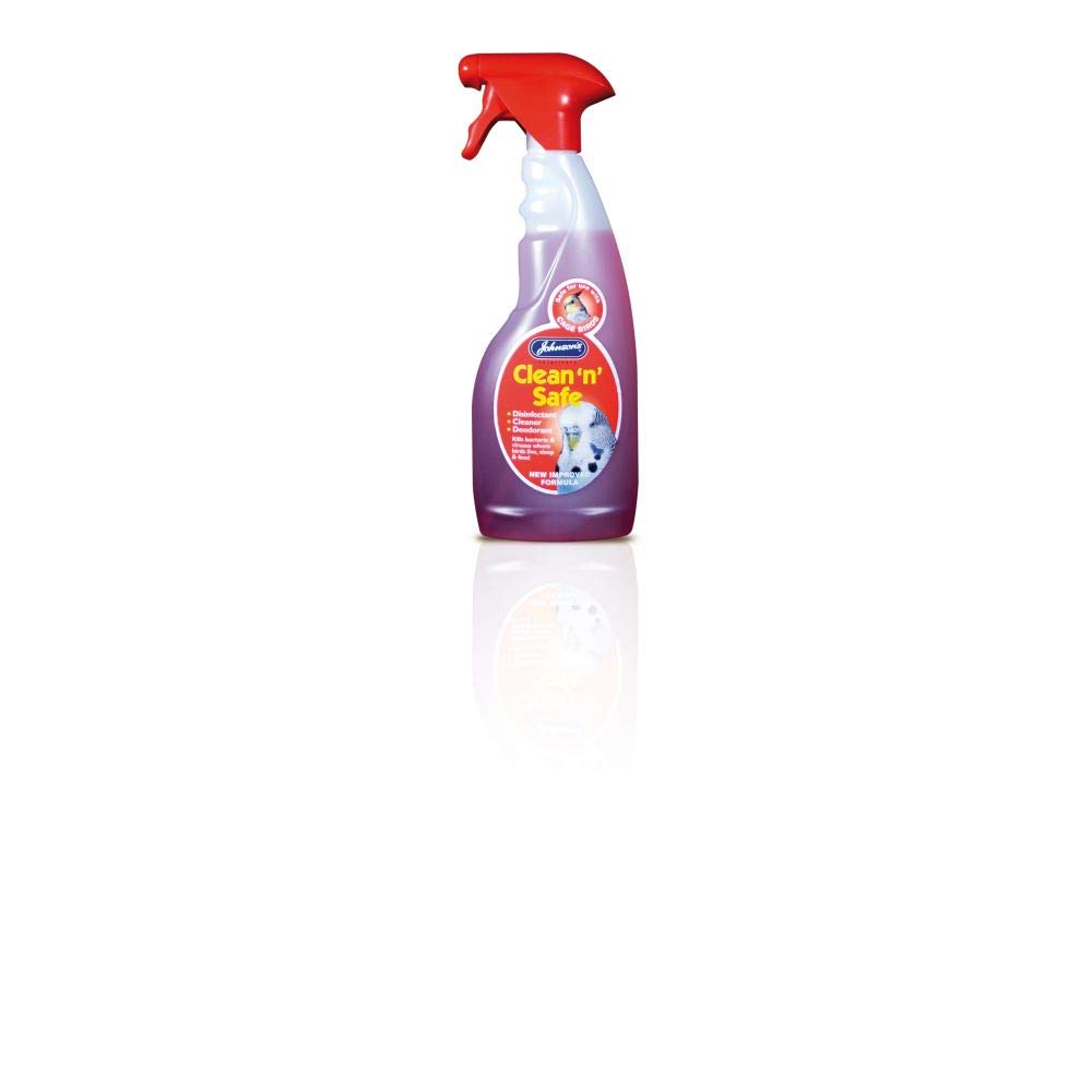 Johnsons vet Clean 'n' Safe Pet Disinfectant for Bird Cage (red)