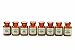 Paddywax Candles APG803 Apothecary Collection Soy Wax Blend Candle in Glass Jar, Medium, 8 Ounce, Geranium & Basil